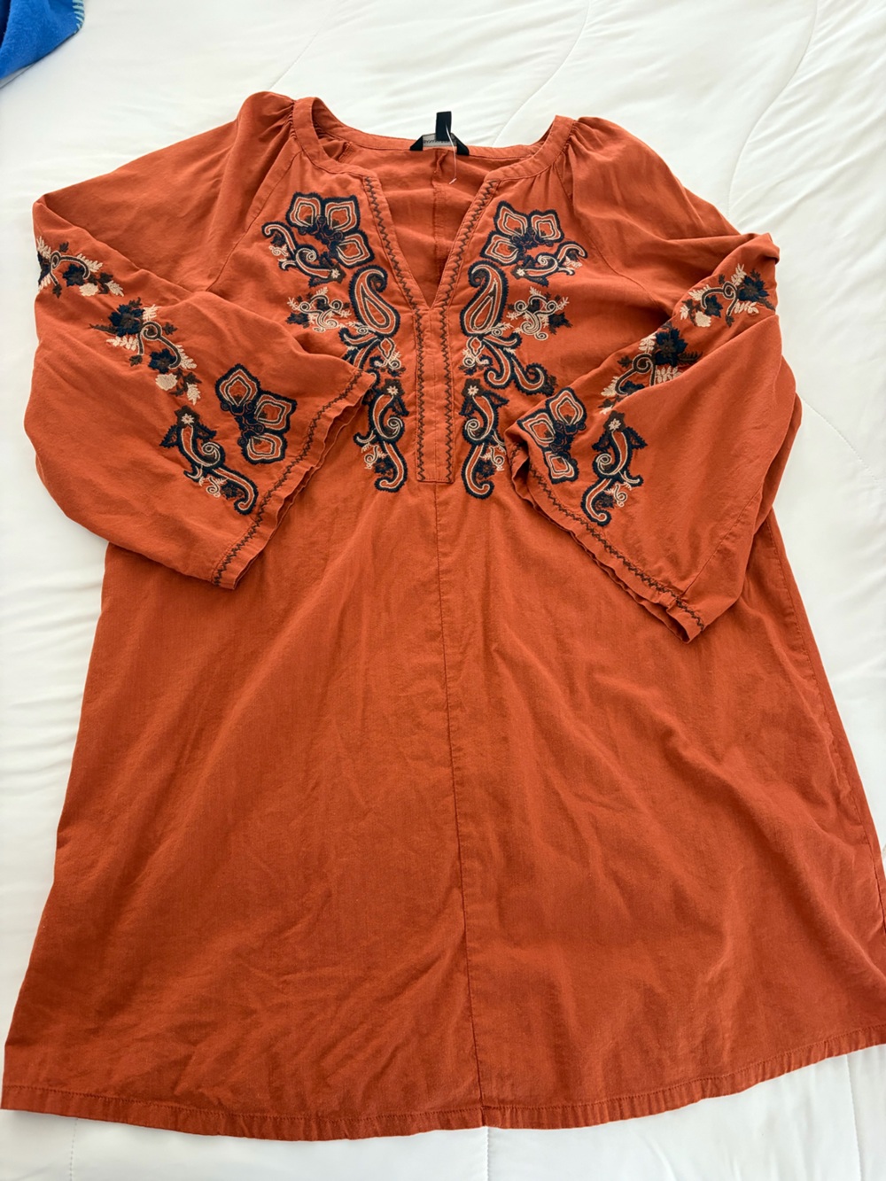 Banana Republic Rust Orange boho dress